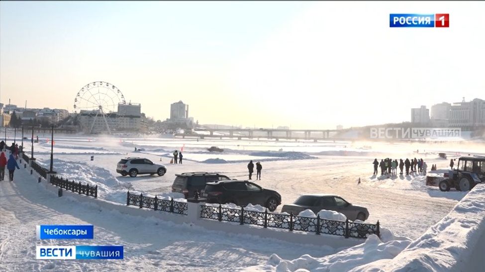 В Чебоксарах разыграли награды чемпионата Чувашии в ледовых гонках 