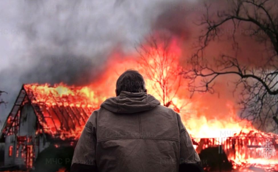 При пожаре в Красночетайском округе погиб 46-летний мужчина