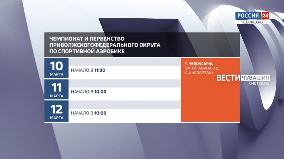 Афиша спортивных мероприятий в Чувашии на 11-12 марта