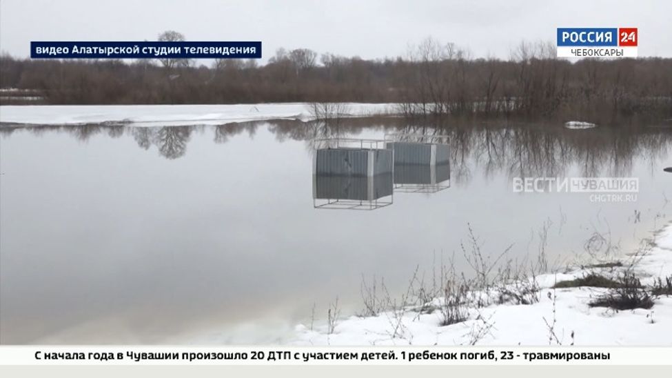 На Алатырском гидропосту зафиксирован подъем воды на 34 см 