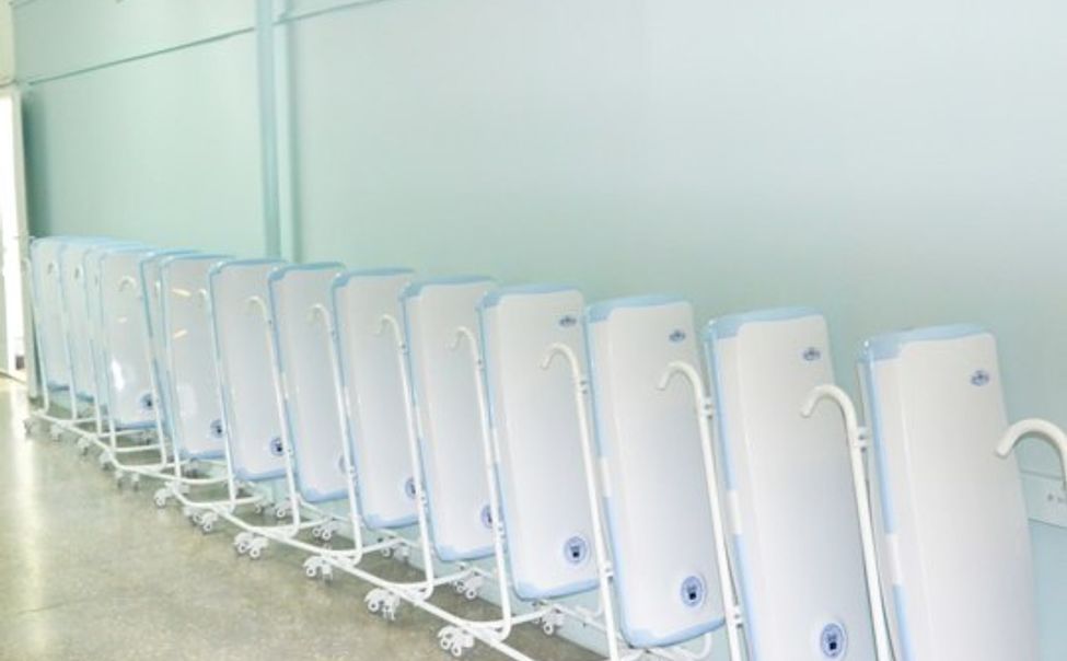 В ГКБ №1 поступило 350 единиц оборудования для очистки воздуха