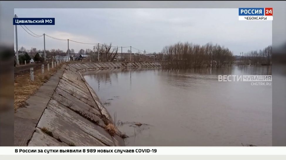 Под риском подтопления находится деревня Тувси Цивильского МО