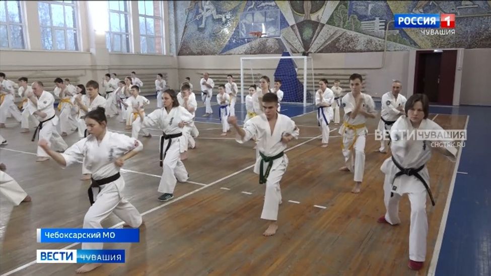 Файтеры Чувашии прошли мастер-классы по «каллиграфии» кекусинкай