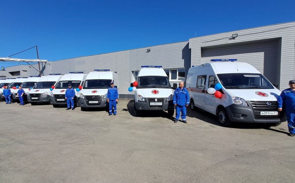 Чувашии передали 9 новых автомобилей скорой медицинской помощи