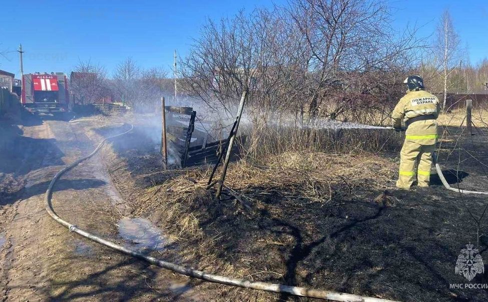 За сутки в Чувашии при сжигании мусора произошло 4 пожара