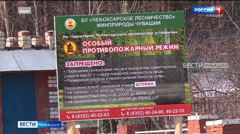 В Чувашии установлен 4-й класс пожароопасности 