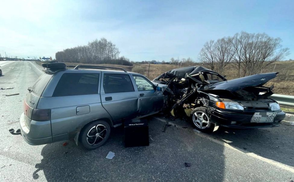 В Чувашии столкнулись 4 автомобиля
