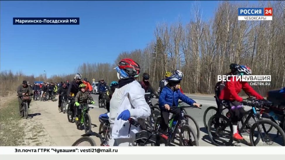 В Чувашии любители двухколесного транспорта открыли велосезон