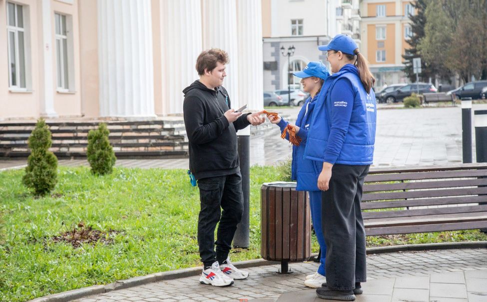 В Чебоксарах стартовала Всероссийская акция «Георгиевская ленточка»