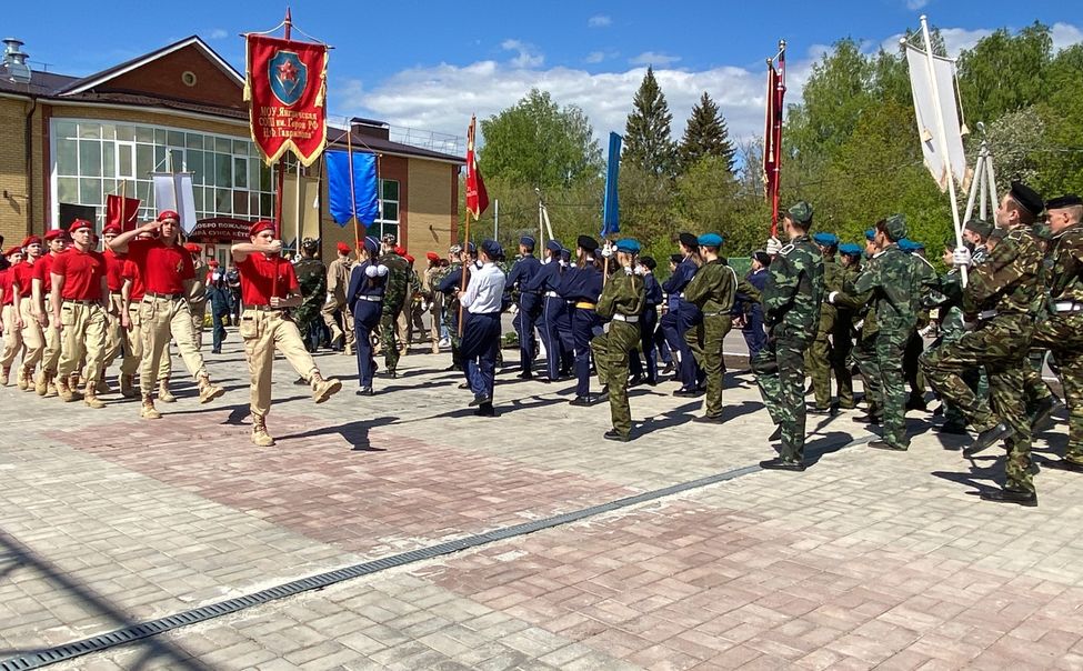 В Канашском МО состоялось открытие 54-х военно – спортивных игр «Зарница» и «Орленок»