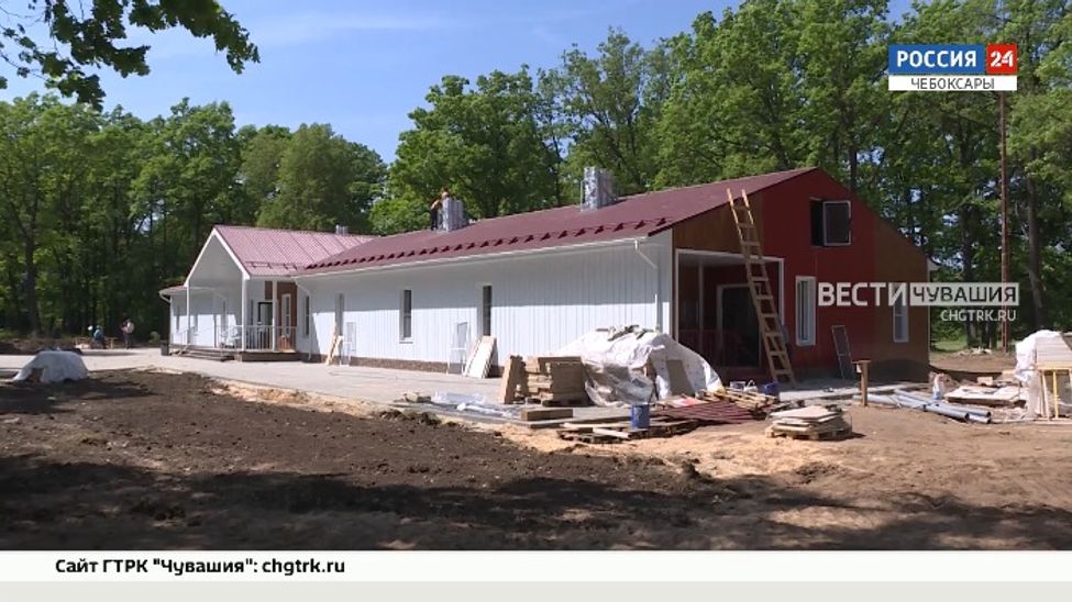 В Чувашии модульные корпуса детских лагерей отдыха готовы на 98%
