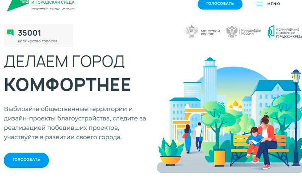 Более 50 тысяч чебоксарцев проголосовали за объекты благоустройства 