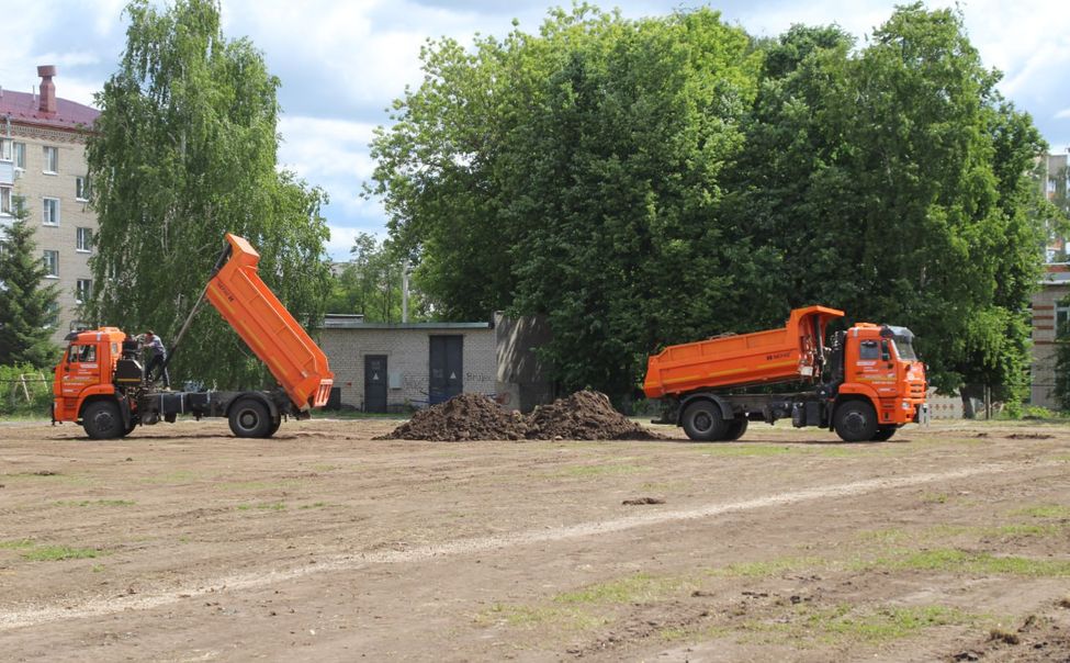 Благоустройство новочебоксарской школы № 11 идет по графику