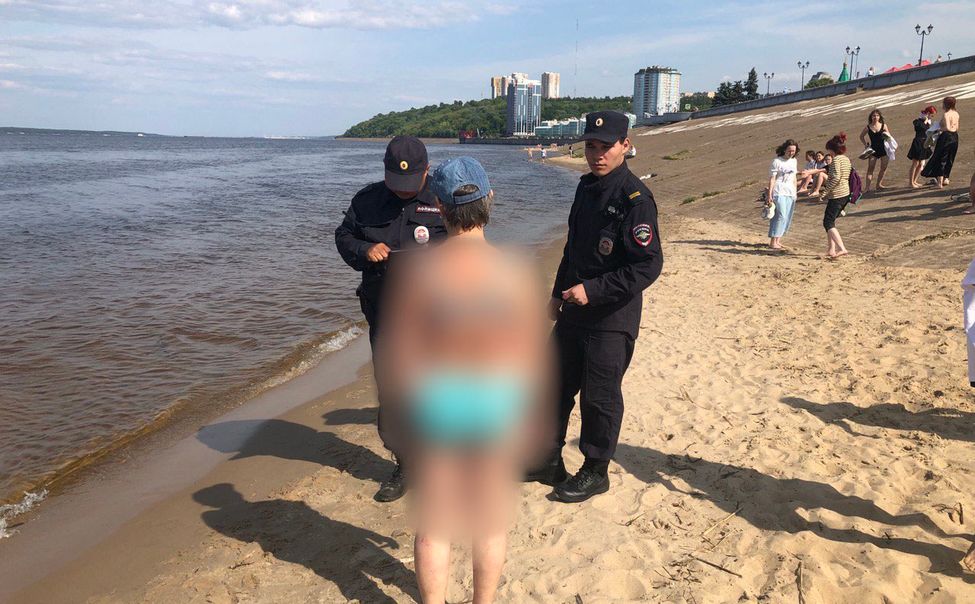 В Чебоксарах на женщину составили протокол за купание в неположенном месте