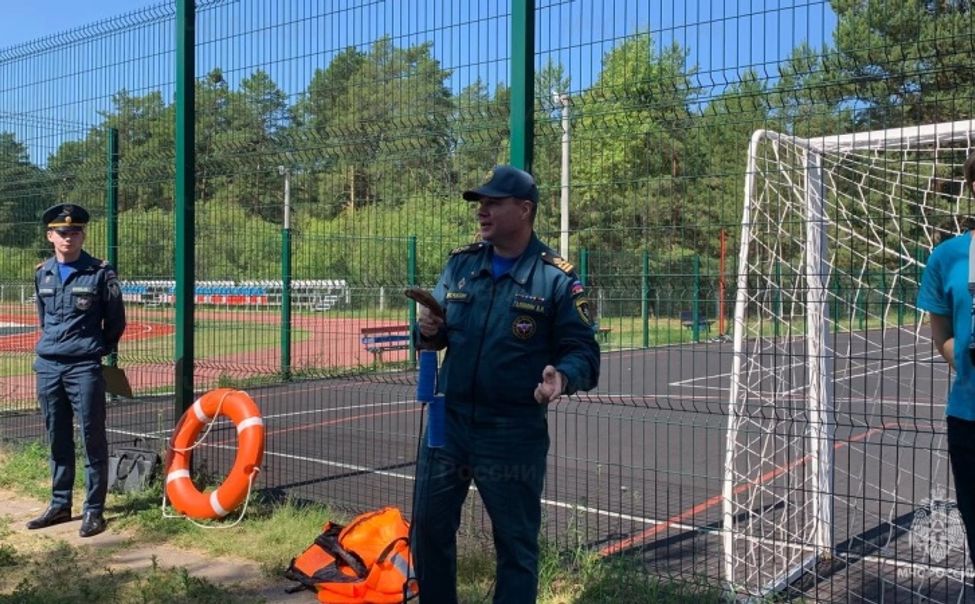 В детских оздоровительных лагерях Чувашии проходят уроки безопасности 