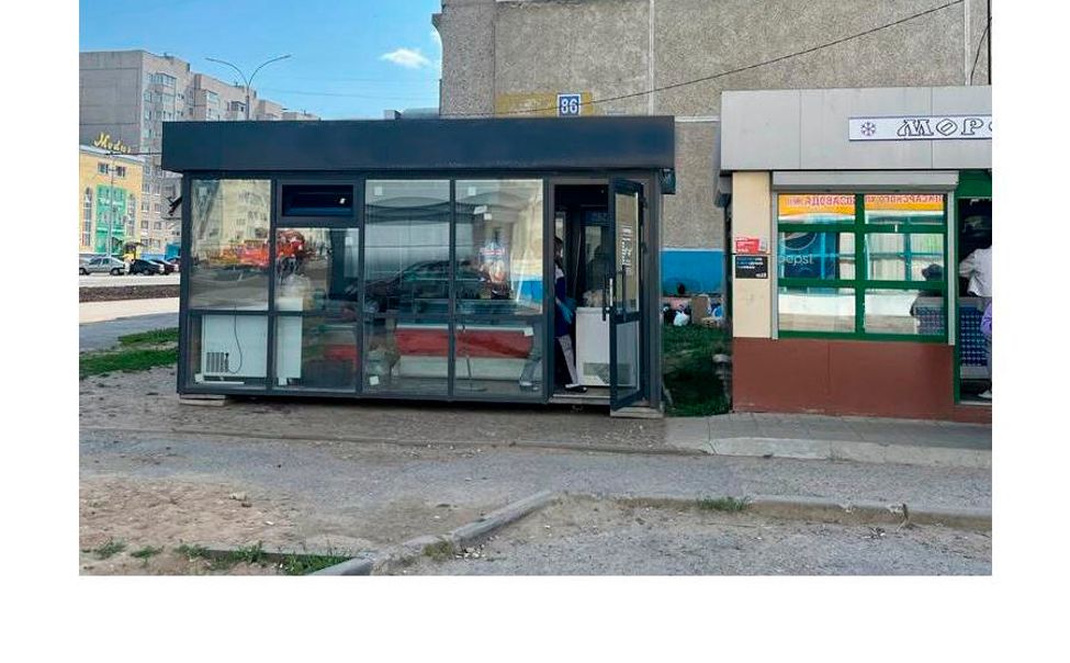 В Чебоксарах выявили киоск, установленный с нарушением