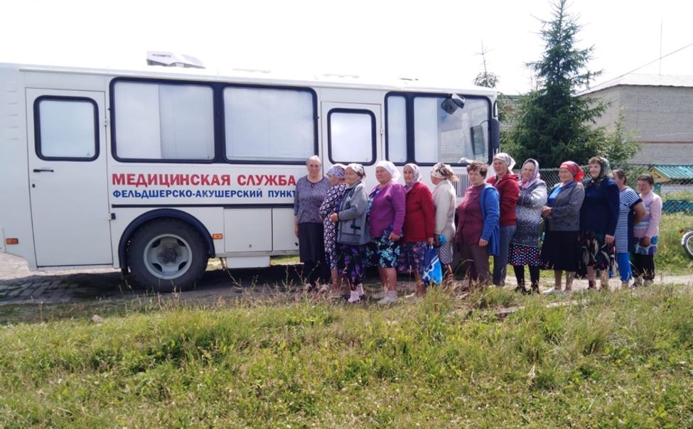 В Яльчикском округе курсирует мобильный ФАП