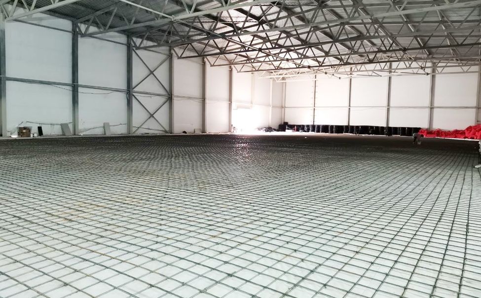 Строительство крытого катка в мкр «Новый город» в самом разгаре