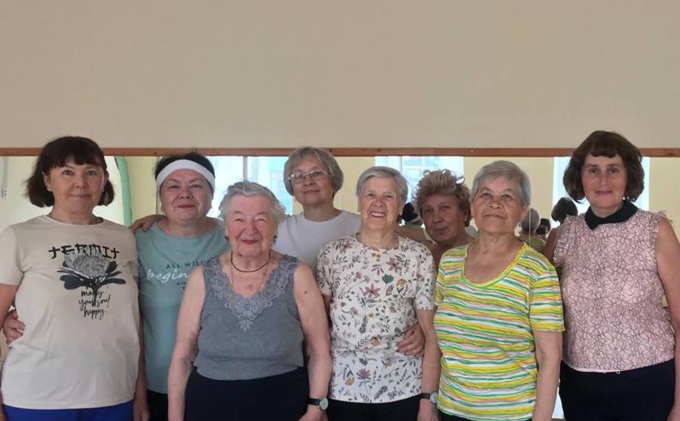 Чебоксарские пенсионеры бесплатно посещают оздоровительные занятия