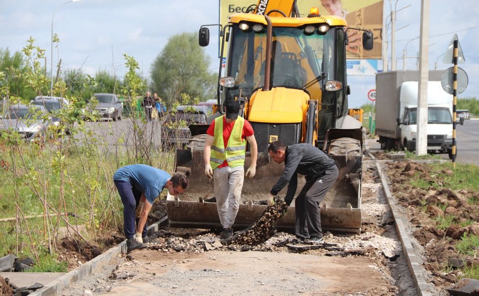 В Новочебоксарске с опережением ремонтируют дорогу по ул  Воинов-Интернационалистов 