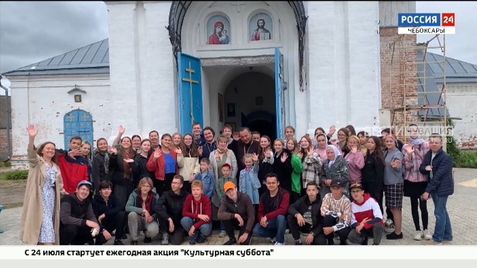 Православная молодежь Чувашии изучает культурное наследие