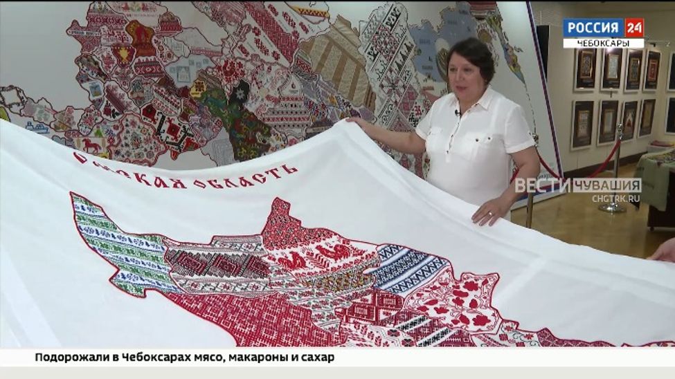Чувашия готовится к Всероссийскому фестивалю "Вышитая карта"