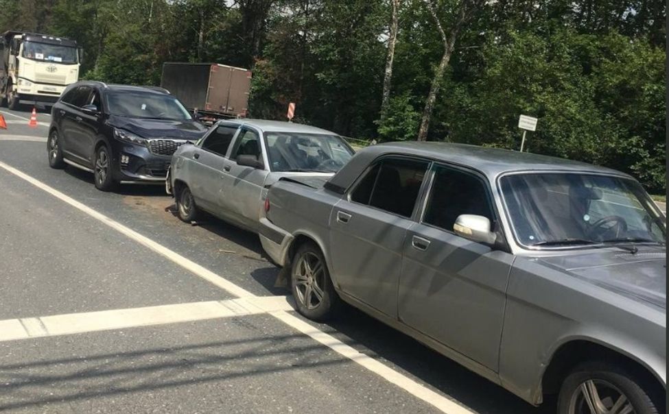 В Цивильском округе 6-летняя девочка пострадала в тройном ДТП