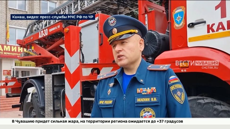 В Канашском округе на учениях огнеборцы отработали ЧП по сложному сценарию