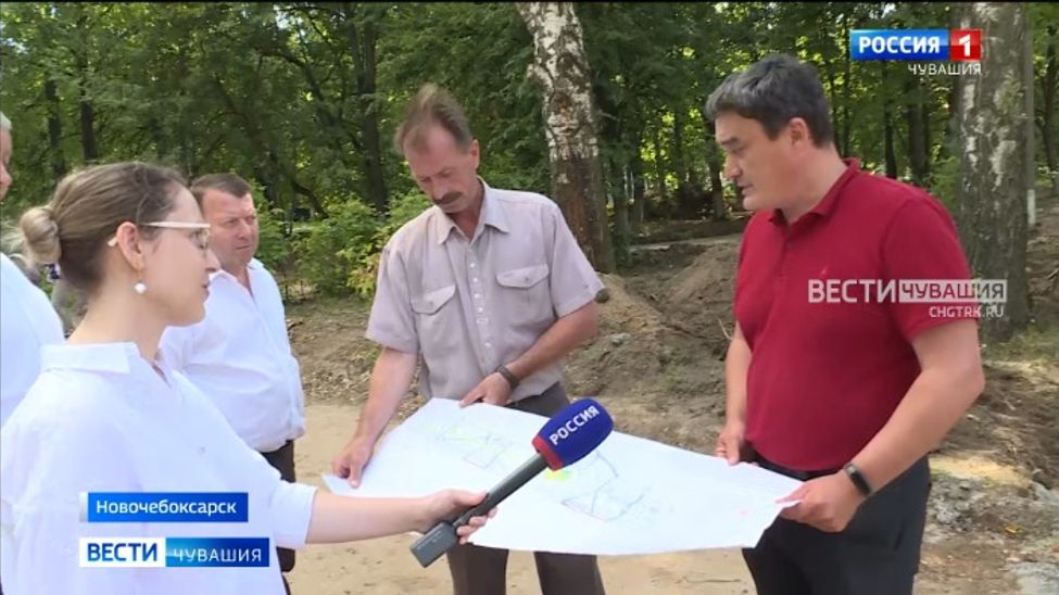 В Новочебоксарске за 63 млн. рублей благоустраивают Молодежный сквер