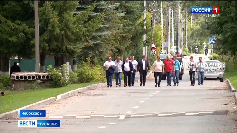 В Чебоксарах принимают дороги, ремонтируемые по нацпроекту