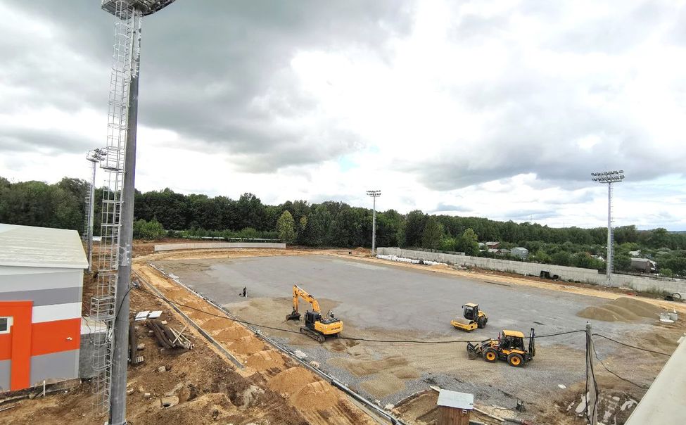 Реконструкция  стадиона «Волга» в Чебоксарах продолжается 