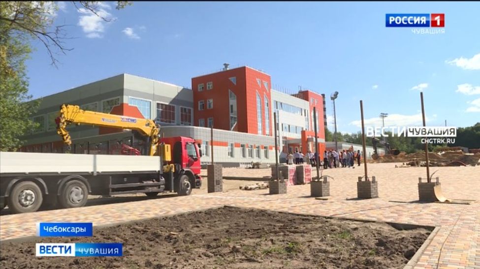 Техническая готовность стадиона "Волга" в Чебоксарах составляет 83%