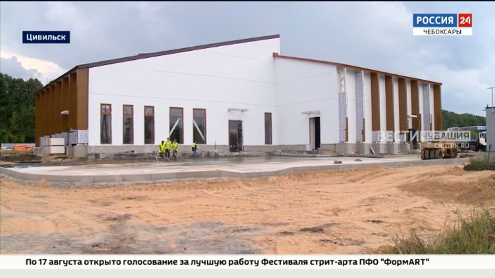 До конца сентября в Цивильске достроят Центр культурного развития
