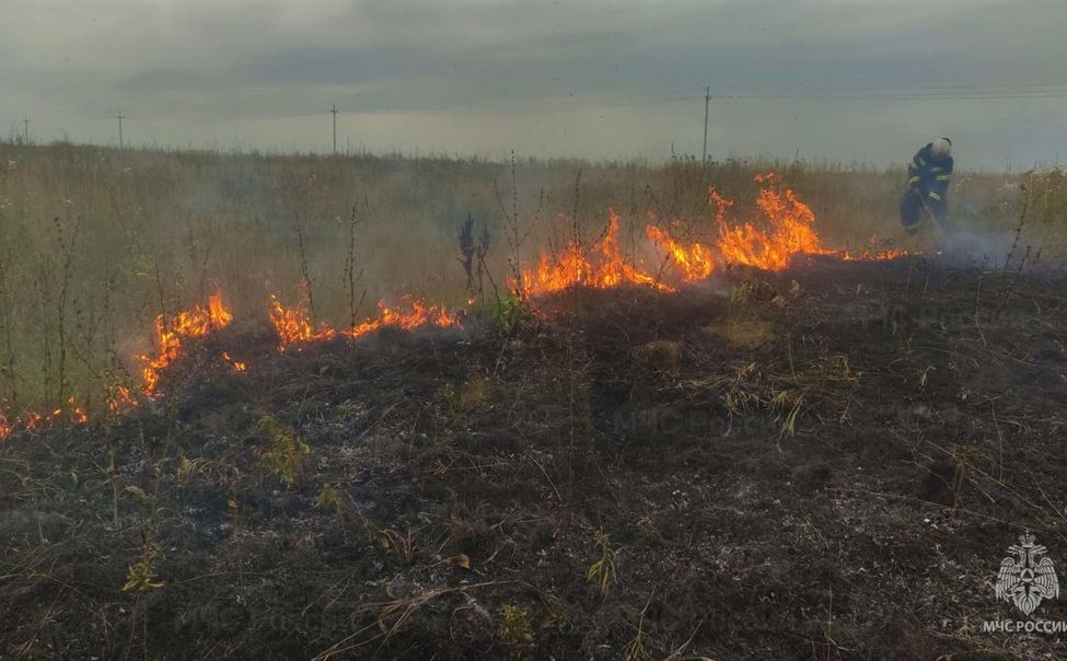 За минувшие выходные в Чувашии зарегистрировано 8 пожаров
