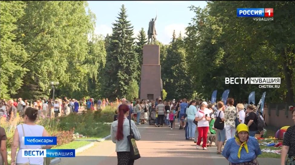 В Чебоксарах в 6-ой раз состоялся АРТ-пикник «Чапай зовет на чай»