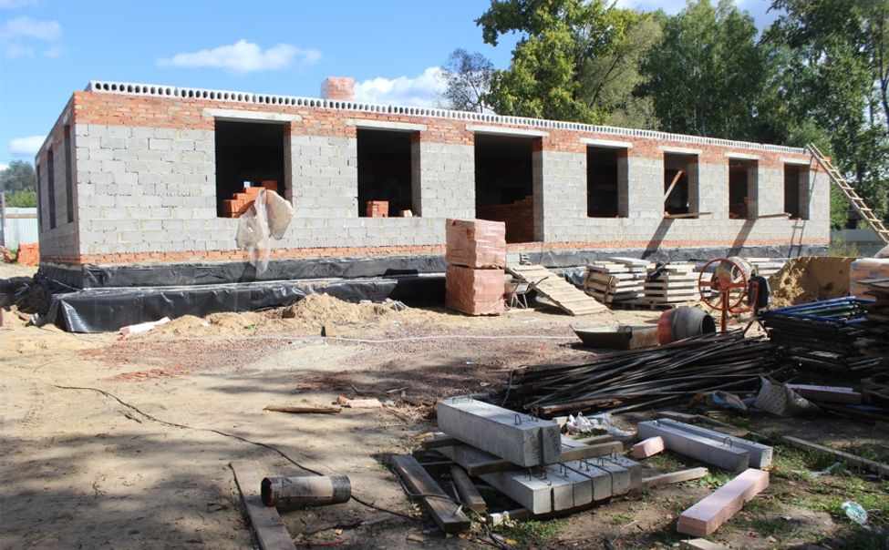 В поселке Алтышево продолжается строительство врачебного офиса