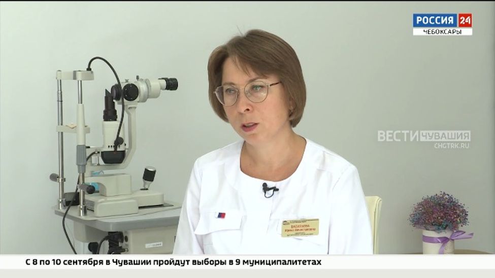 Офтальмолог из Чувашии осмотрела более 600 пациентов в Запорожье