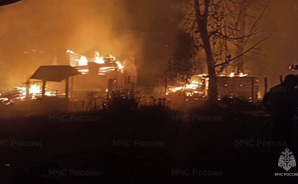 Два человека погибли при пожаре в Моргаушском округе