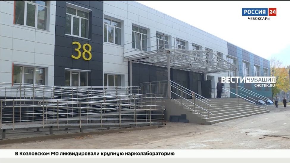 Капремонт чебоксарской школы №38 планируют закончить в середине октября