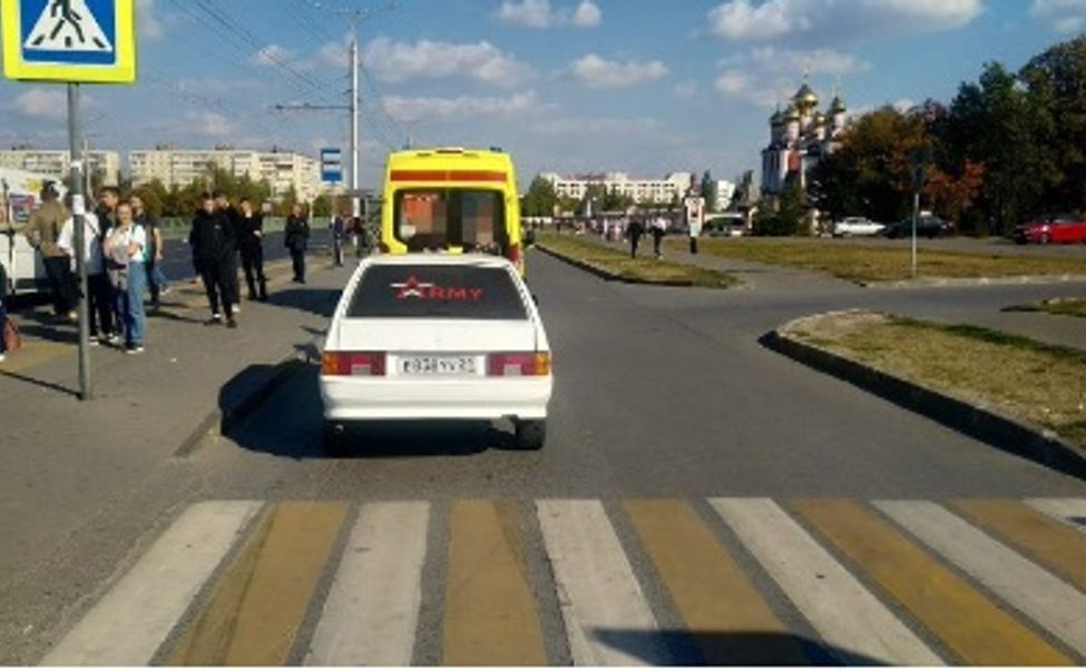 В Чебоксарах сбили 4-летнюю девочку 