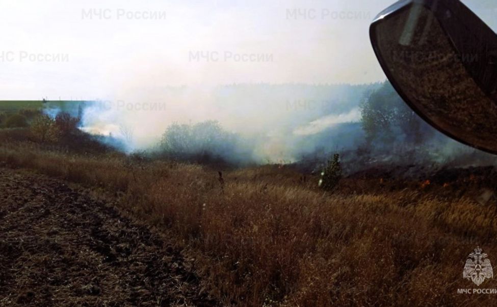 За сутки в Чувашии потушили четыре ландшафтных пожара