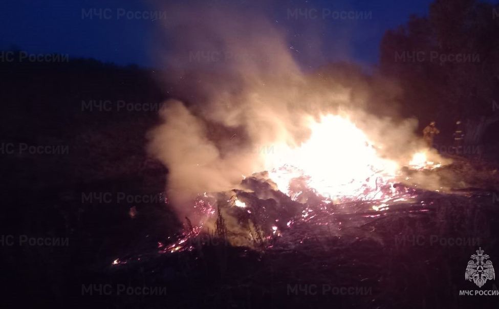 За выходные в Чувашии произошло 4 возгорания сухой травы