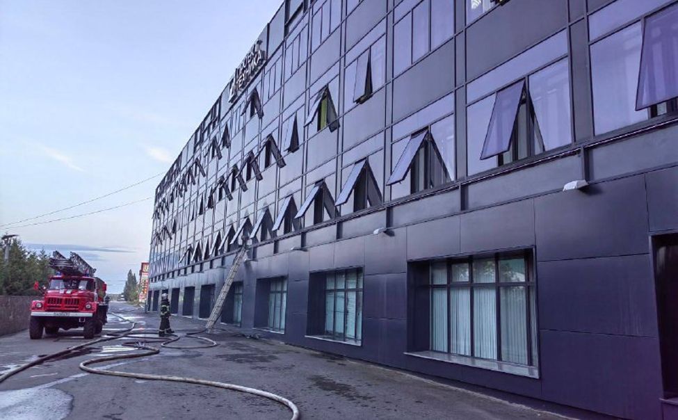 На Шумерлинском заводе спецавтомобилей произошел пожар