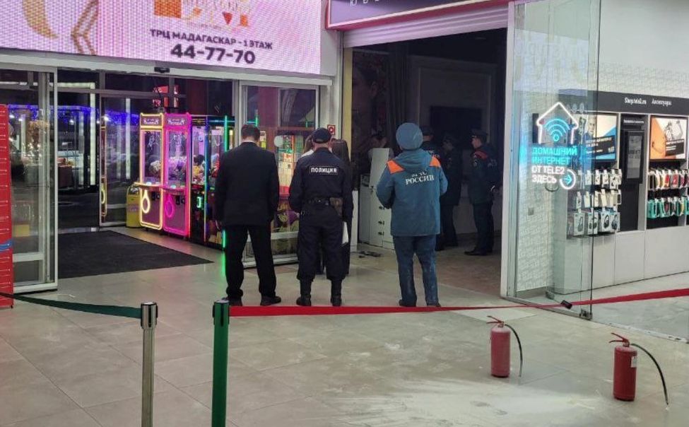 В чебоксарском ТРЦ «Мадагаскар» произошел пожар