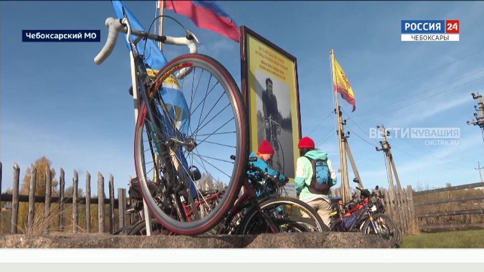 В Чувашии в Саду "Покорителям космоса" появилась Аллея велосипедистов