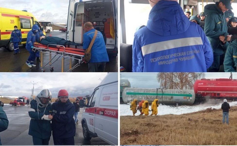 Медики Чувашии участвуют в республиканских командно-штабных учениях