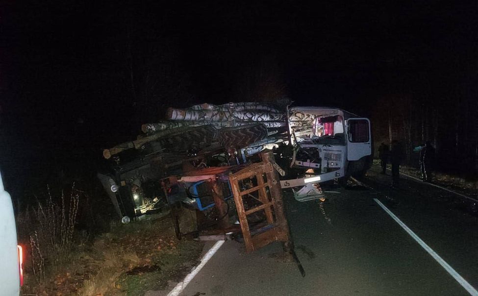 Под Алатырем бревна убили школьницу, влетев в салон автобуса