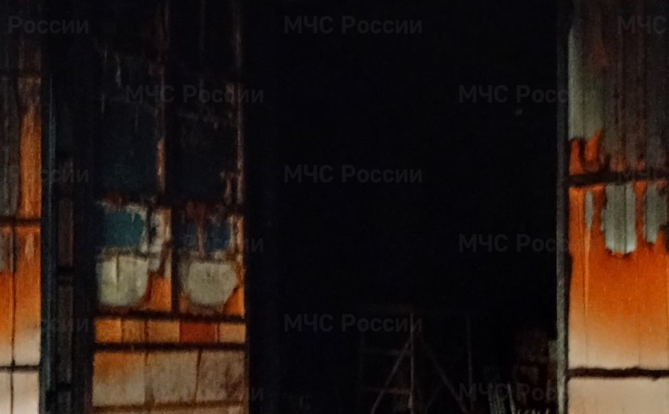 В Новочебоксарске горела станция техобслуживания автомобилей