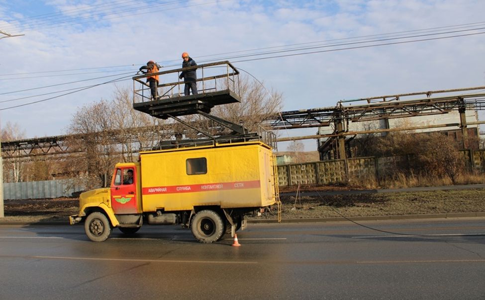 В Чебоксарах заменили почти 3 километра контактной сети троллейбусов