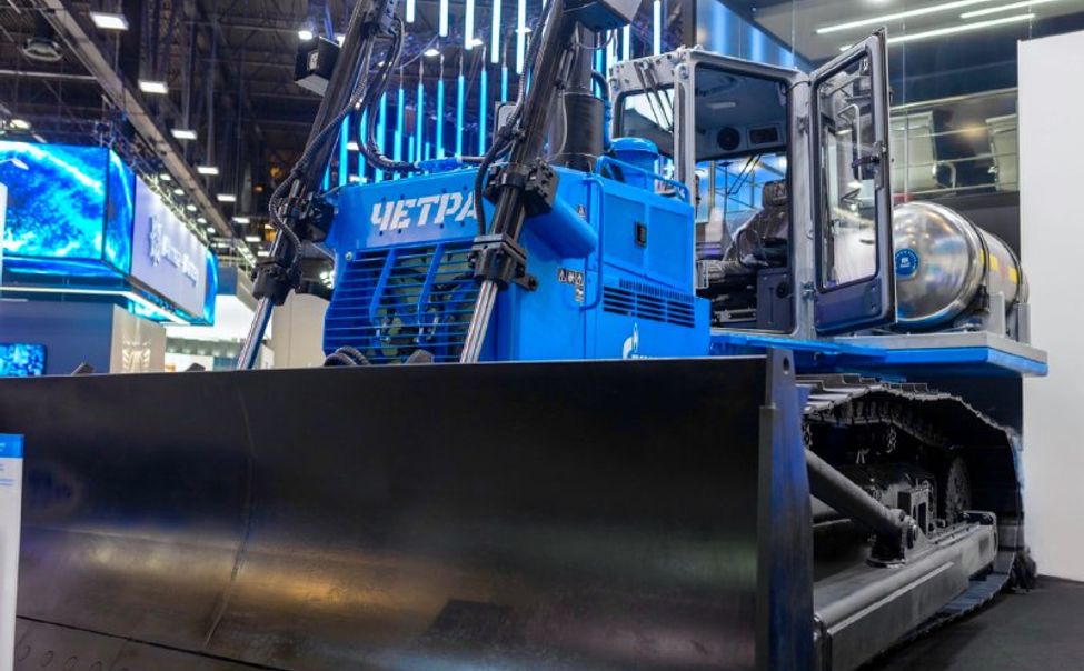 В Чувашии разработали бульдозер, работающий на газе 